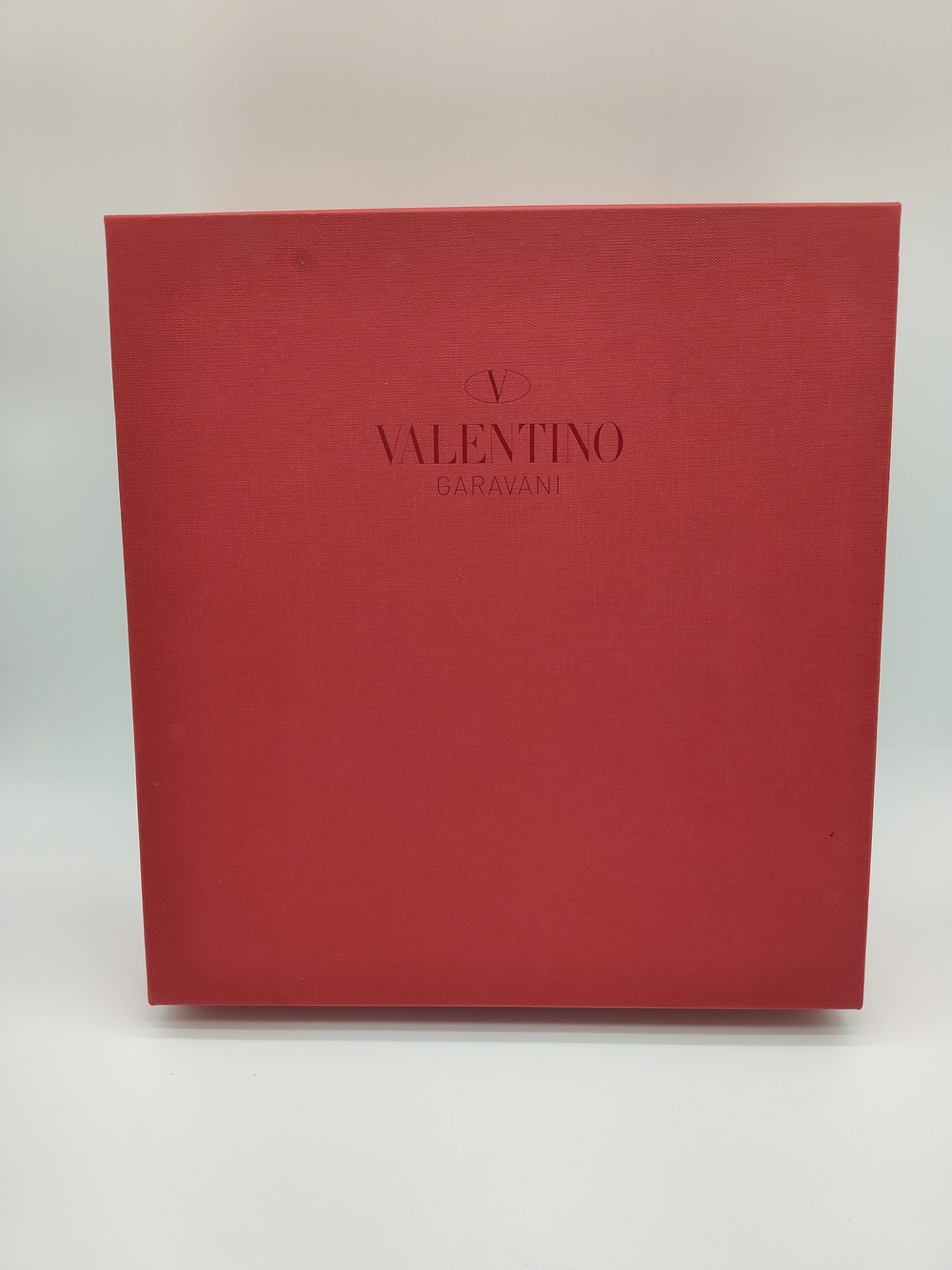 VALENTINO GARAVANI Red Luxury Gift Box with Tissue Presentation Packaging